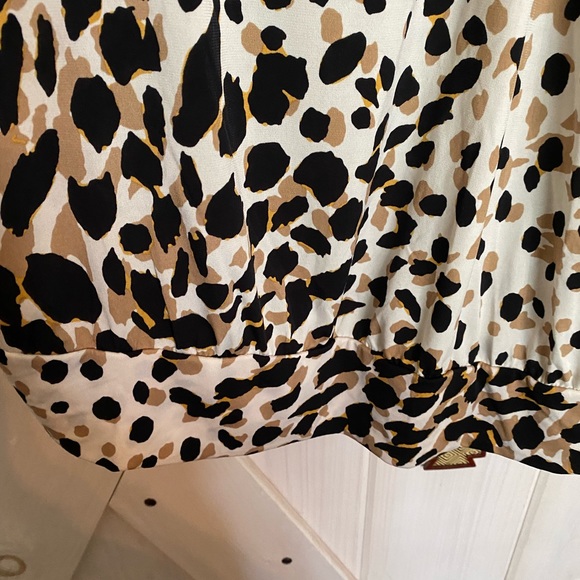 Lane Bryant Leopard Top choker neck sz. 18/20 - Picture 4 of 4